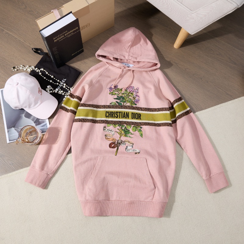 ❤️DIOR 長款連帽衫 可當裙子穿-2