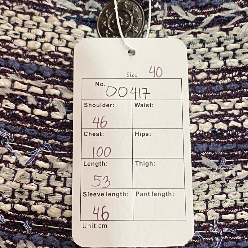 ❤️CHANEL 編織外套 精緻Logo紐扣-10