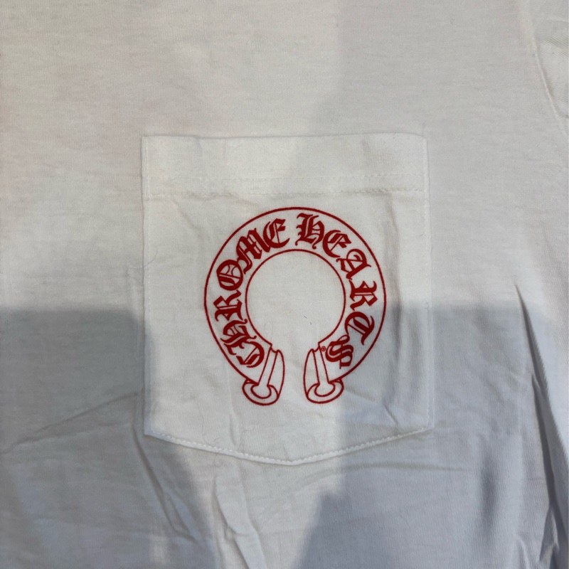 Chrome Hearts 黑紅花 十字T恤 M-5
