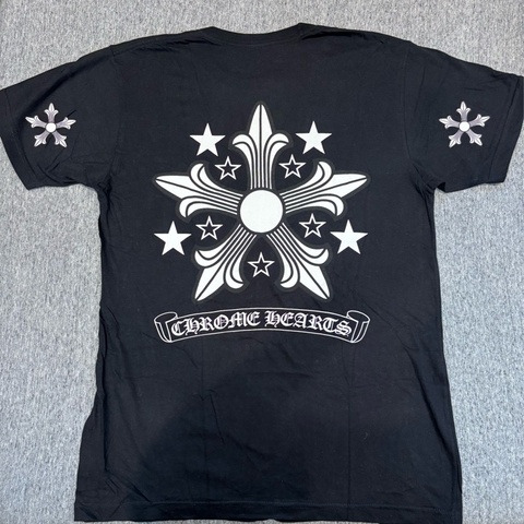 Chrome Hearts 五芒星 黑白T恤 M
