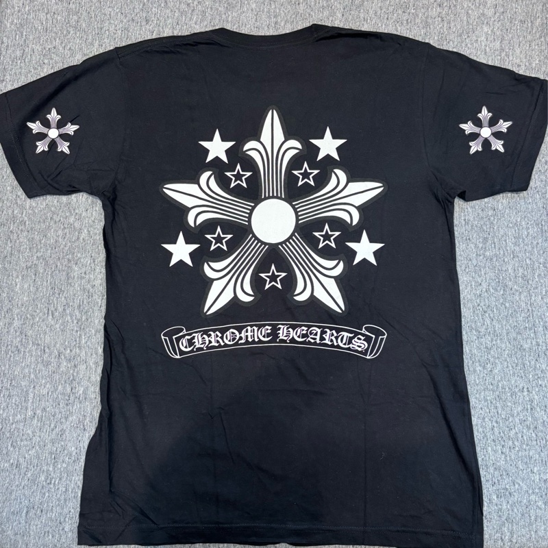 Chrome Hearts 五芒星 黑白T恤 M-0