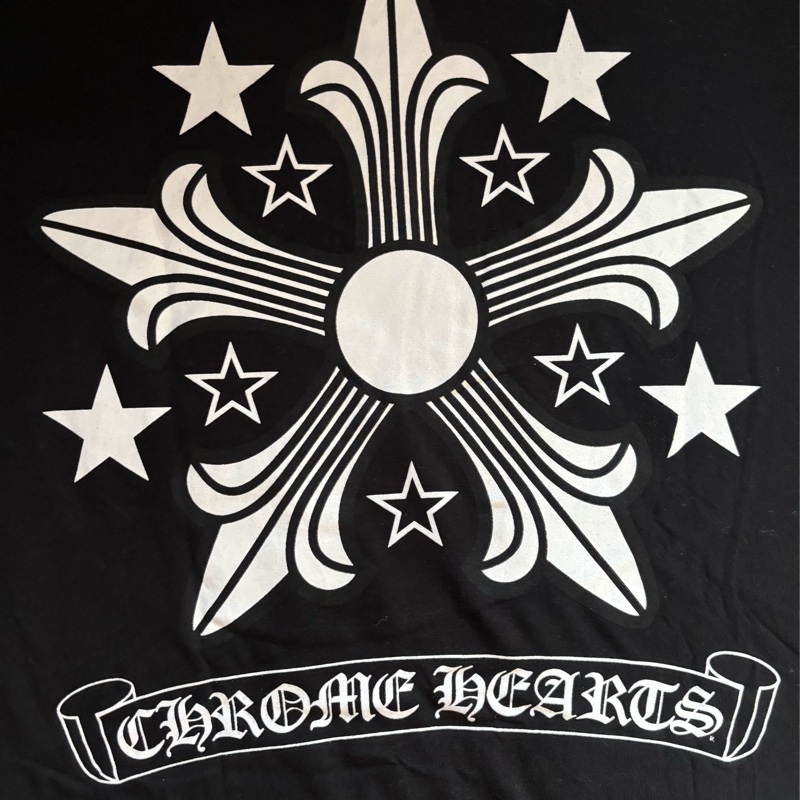 Chrome Hearts 五芒星 黑白T恤 M-1