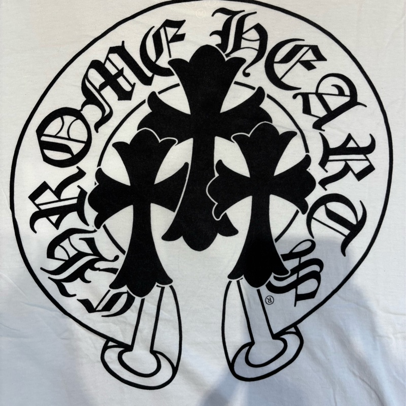 Chrome Hearts黑十字捲軸 T恤 M-6