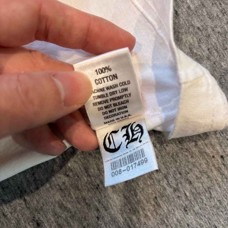 Chrome Hearts黑十字捲軸 T恤 M-8