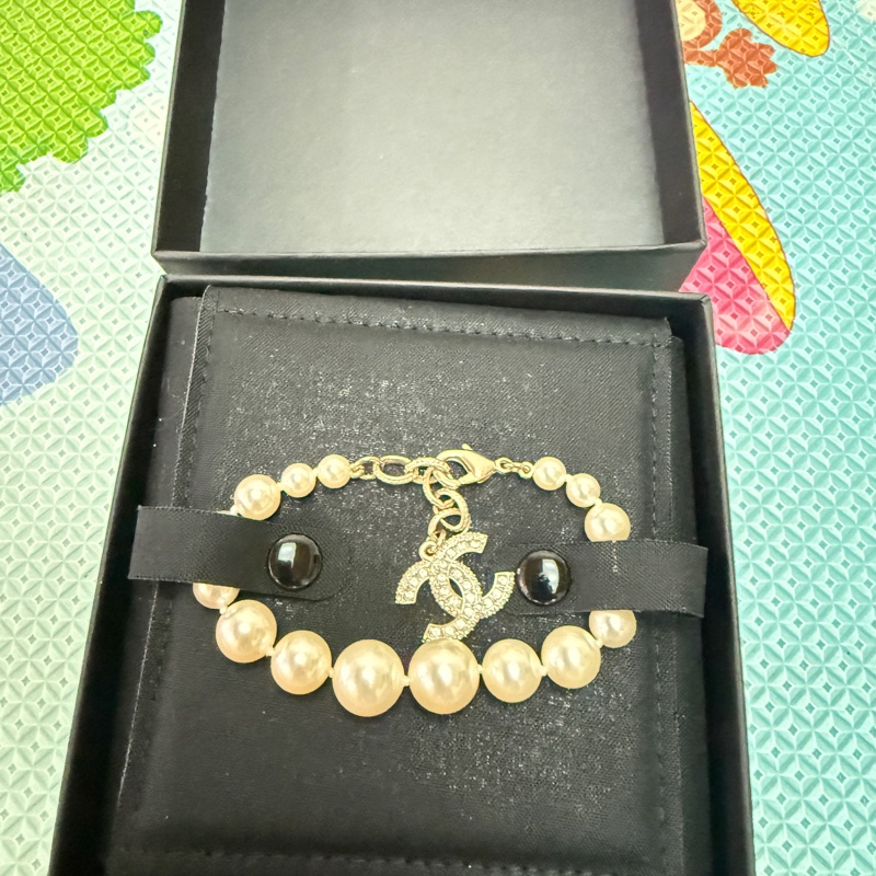 Chanel 不規則珍珠手鏈-7