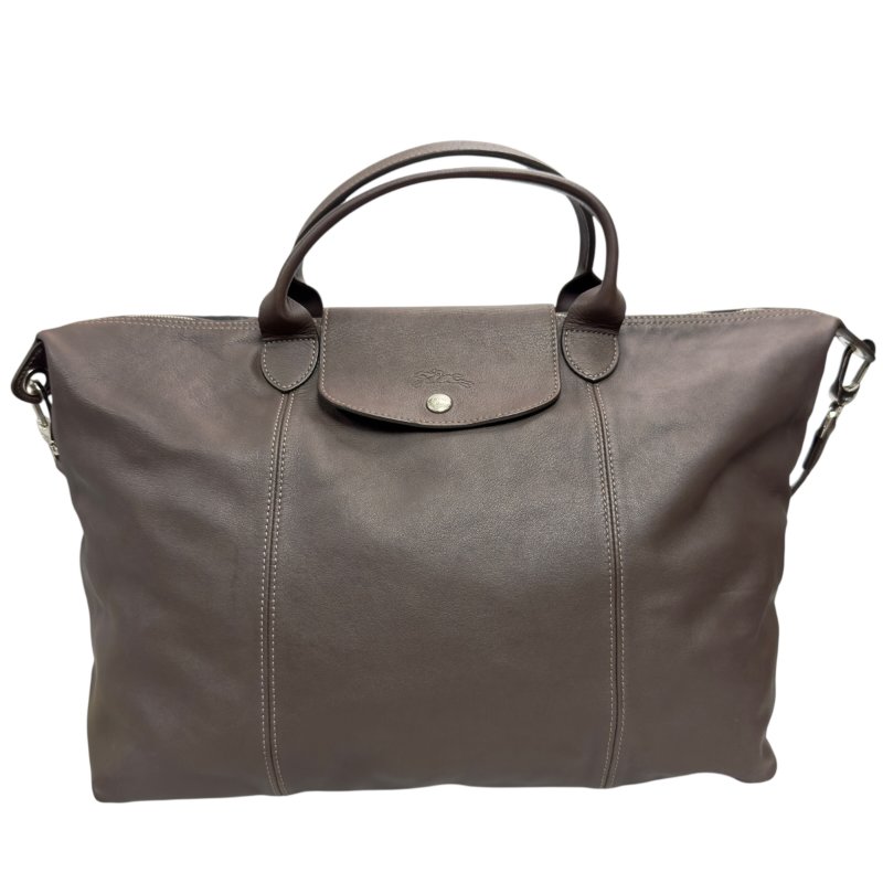 LONGCHAMP Pliage 皮革 2用袋-2