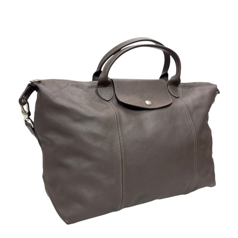 LONGCHAMP Pliage 皮革 2用袋-3