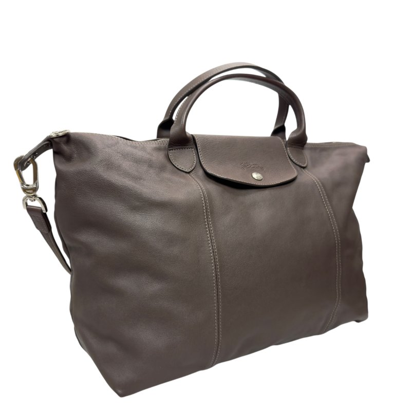 LONGCHAMP Pliage 皮革 2用袋-5