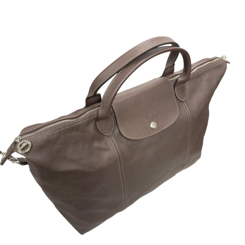 LONGCHAMP Pliage 皮革 2用袋-18