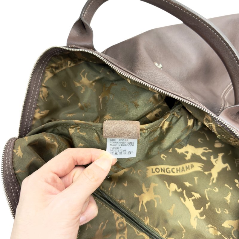 LONGCHAMP Pliage 皮革 2用袋-21