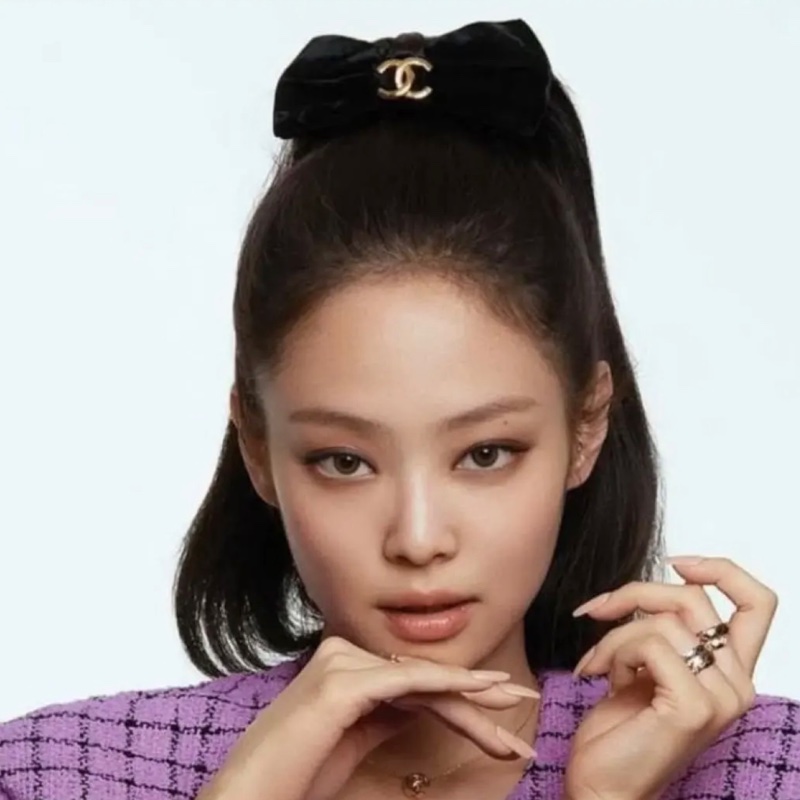 CHANEL 經典復古絨布髮夾 老香/vintage/Jennie-6