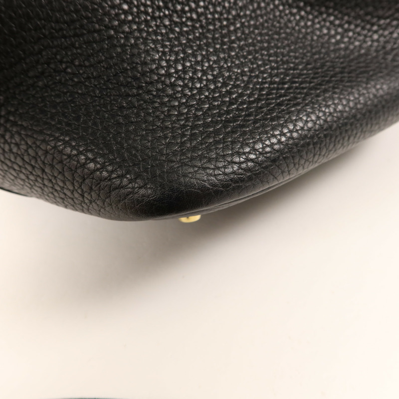 HERMES Clemence皮革Picotin MM金扣手挽袋-12