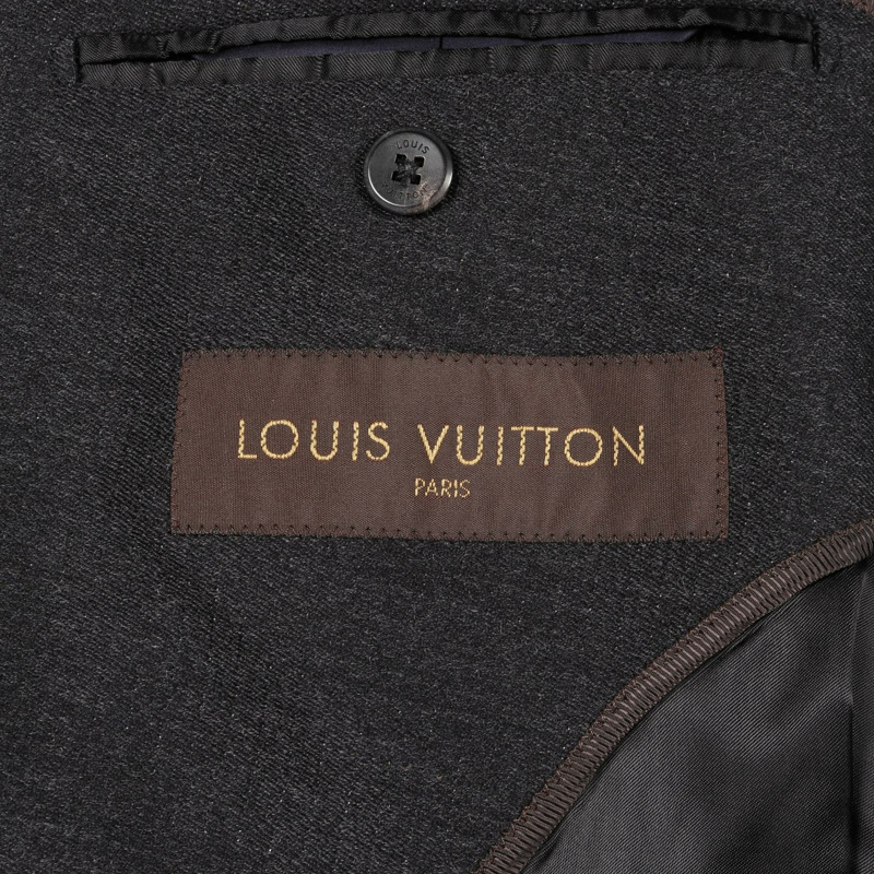 路易威登 其他 羊毛 灰色 男士二手外套-2