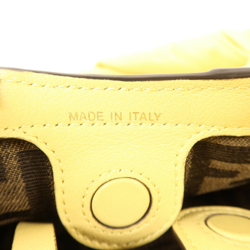 FENDI 牛皮皮革Spy Small金扣手挽肩背兩用袋-6