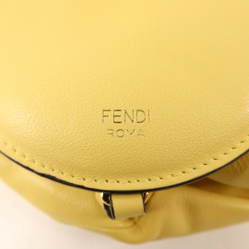FENDI 牛皮皮革Spy Small金扣手挽肩背兩用袋-7