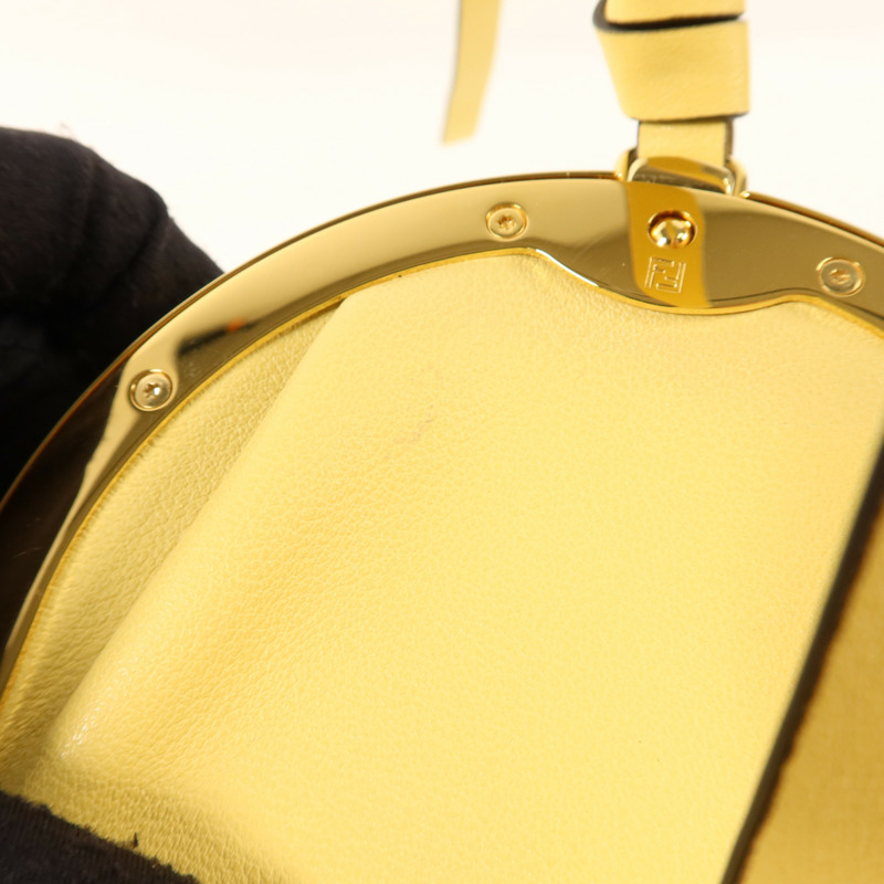 FENDI 牛皮皮革Spy Small金扣手挽肩背兩用袋-15