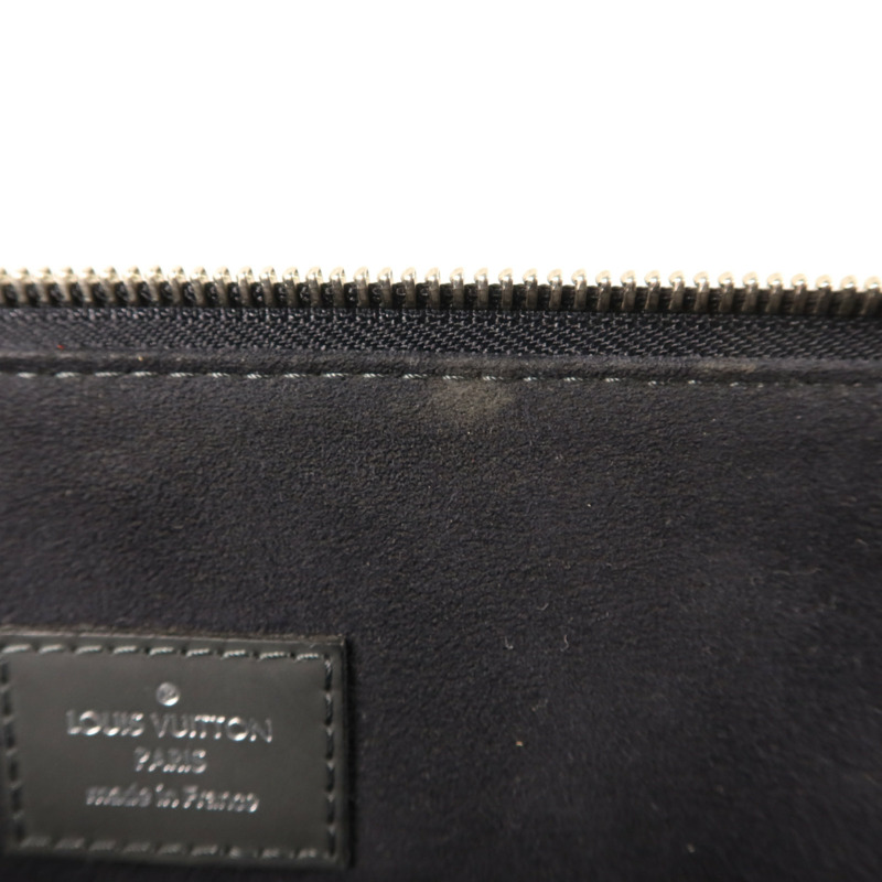 LOUIS VUITTON Damier Cobalt Greenwich Messenger Bag銀扣肩背袋-21