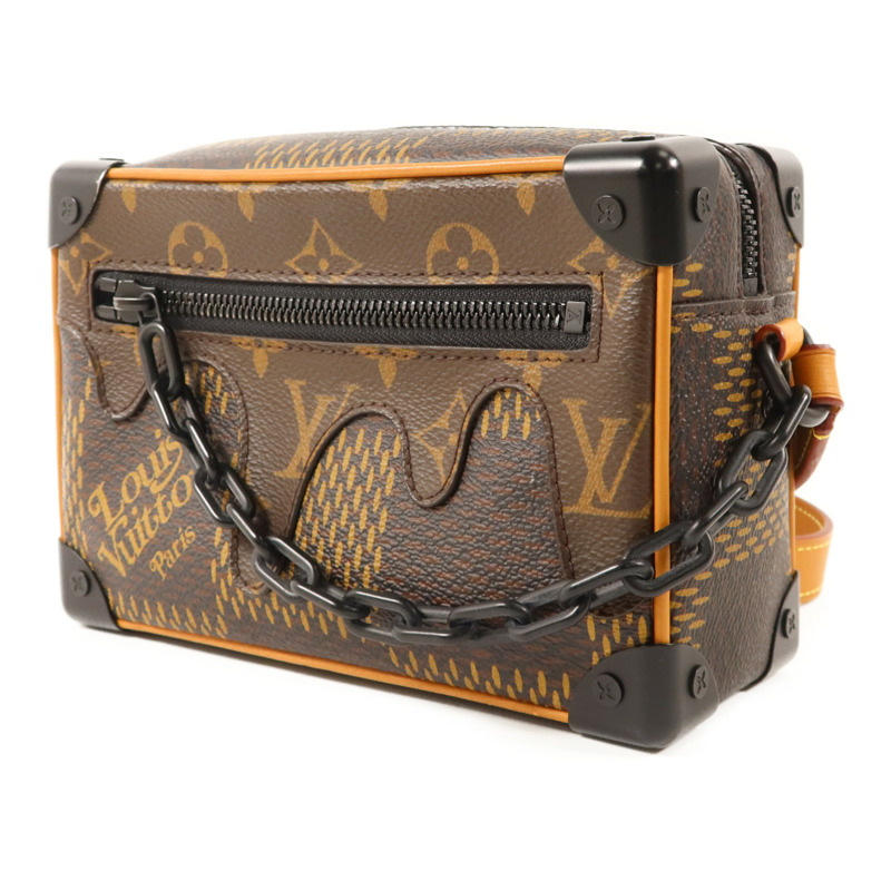 LOUIS VUITTON Damier Giant Ebene × Nigo Mini Soft Trunk肩背袋-2