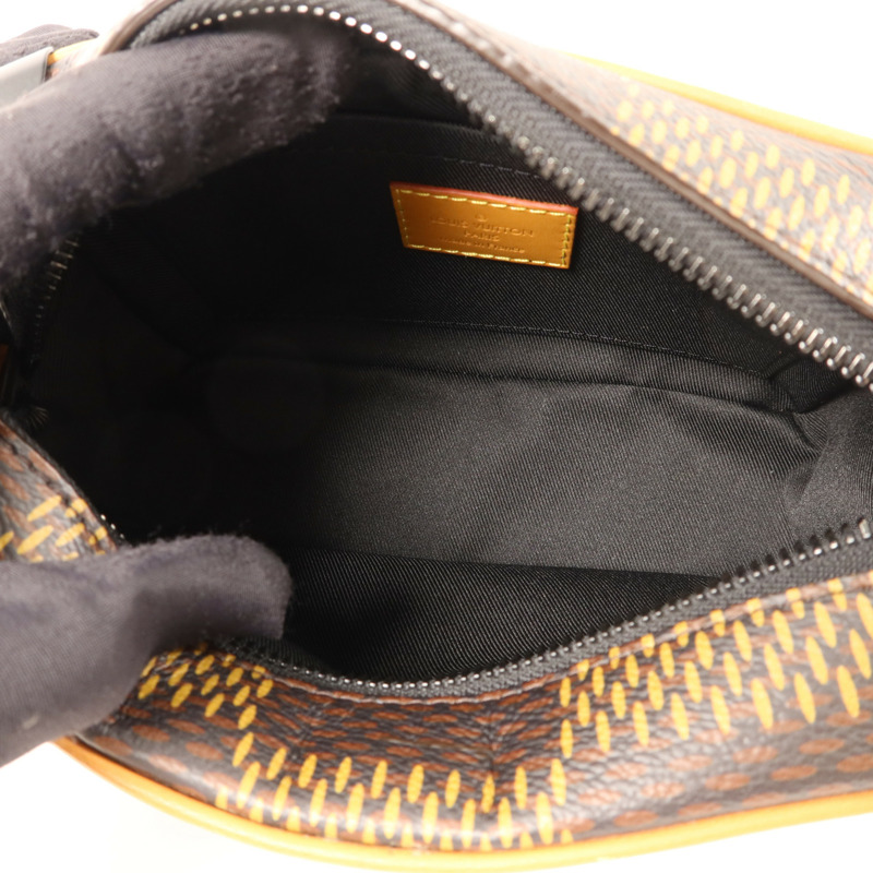 LOUIS VUITTON Damier Giant Ebene × Nigo Mini Soft Trunk肩背袋-5