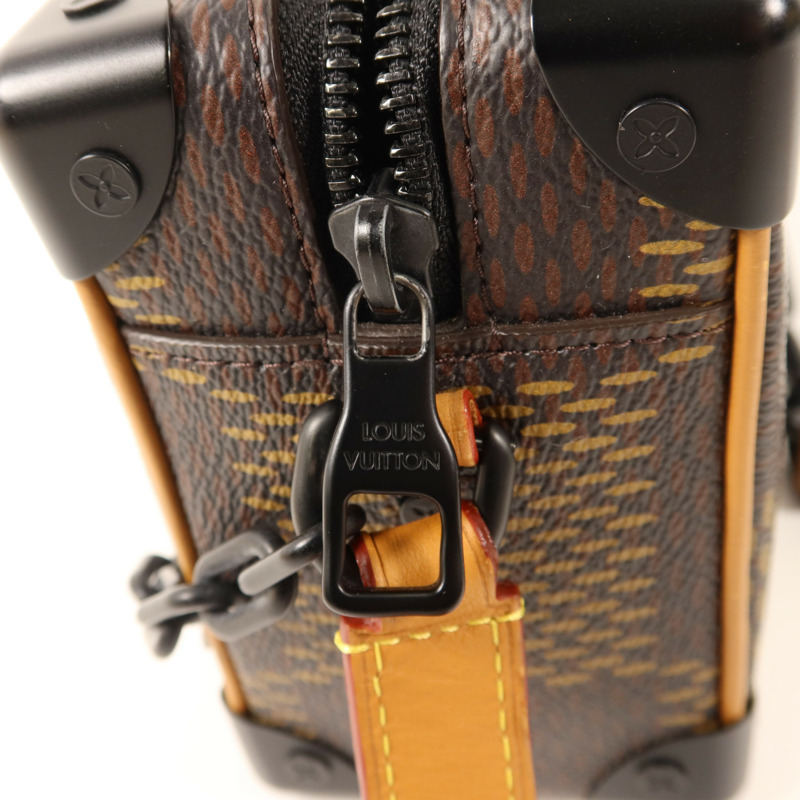 LOUIS VUITTON Damier Giant Ebene × Nigo Mini Soft Trunk肩背袋-8