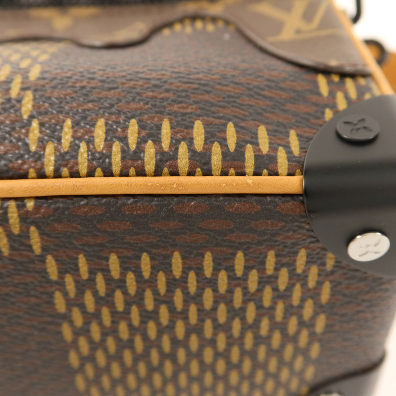 LOUIS VUITTON Damier Giant Ebene × Nigo Mini Soft Trunk肩背袋-14