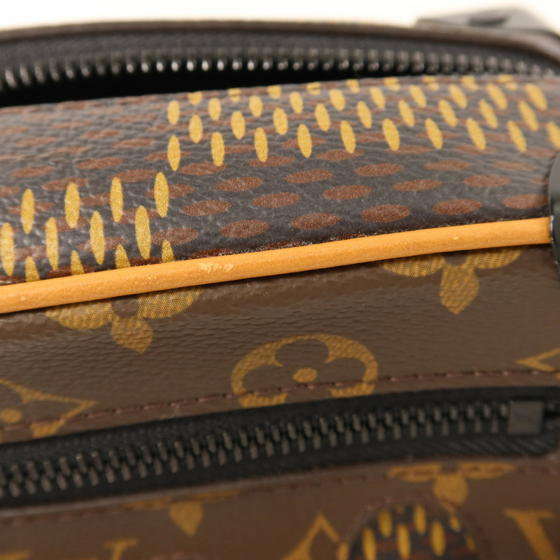 LOUIS VUITTON Damier Giant Ebene × Nigo Mini Soft Trunk肩背袋-16