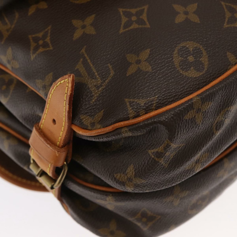 【日本直送】路易威登 Monogram Saumur 30 肩背包 M42256 LV Auth am10631-13