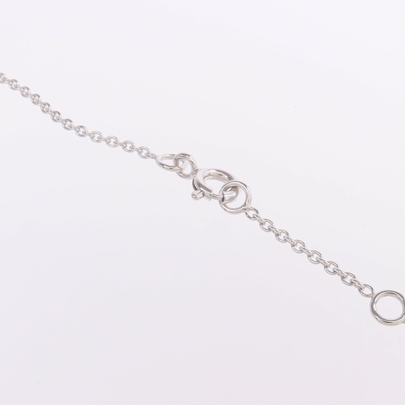 HERMES 18K白金Finesse Pendant鑽石項鍊-4