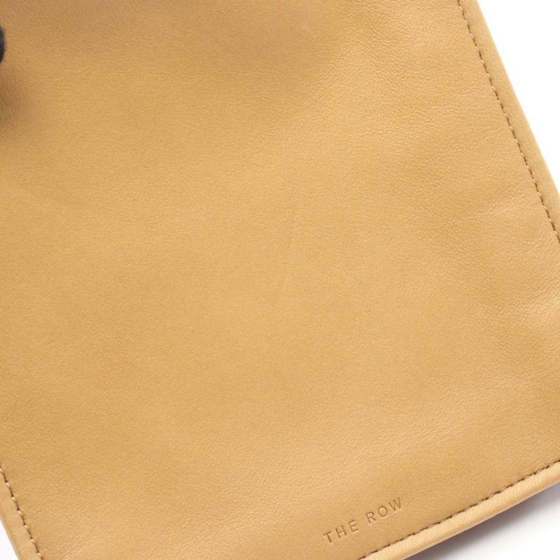 THE ROW Togo 小斜背包,棕色皮革,二手女款-5