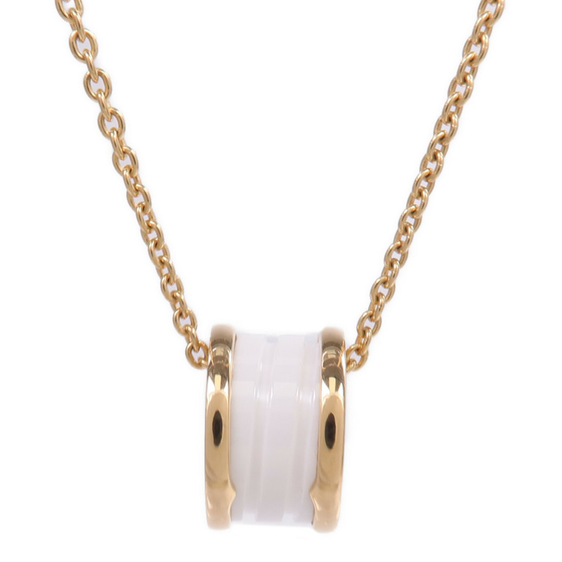 BVLGARI 18K玫瑰金/陶瓷B.zero1 Necklace項鍊-2