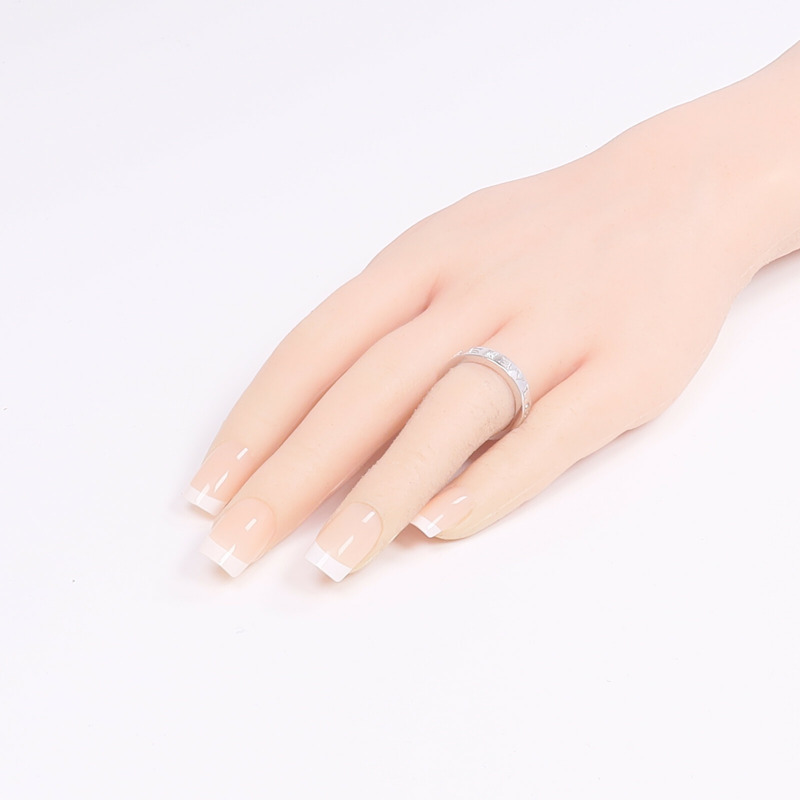 BVLGARI 18K白金B.zero1 Ring鑽石戒指US#7-6