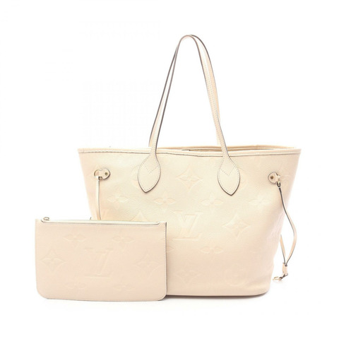 路易威登 Neverfull MM 手提包 M46676 Monogram 印花皮革 米色 二手