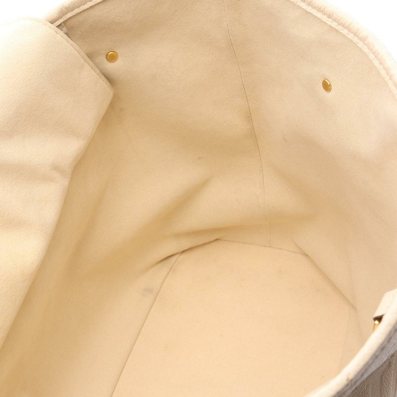 路易威登 Neverfull MM 手提包 M46676 Monogram 印花皮革 米色 二手-5