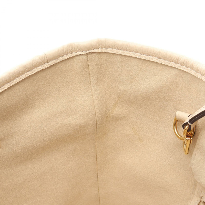 路易威登 Neverfull MM 手提包 M46676 Monogram 印花皮革 米色 二手-6