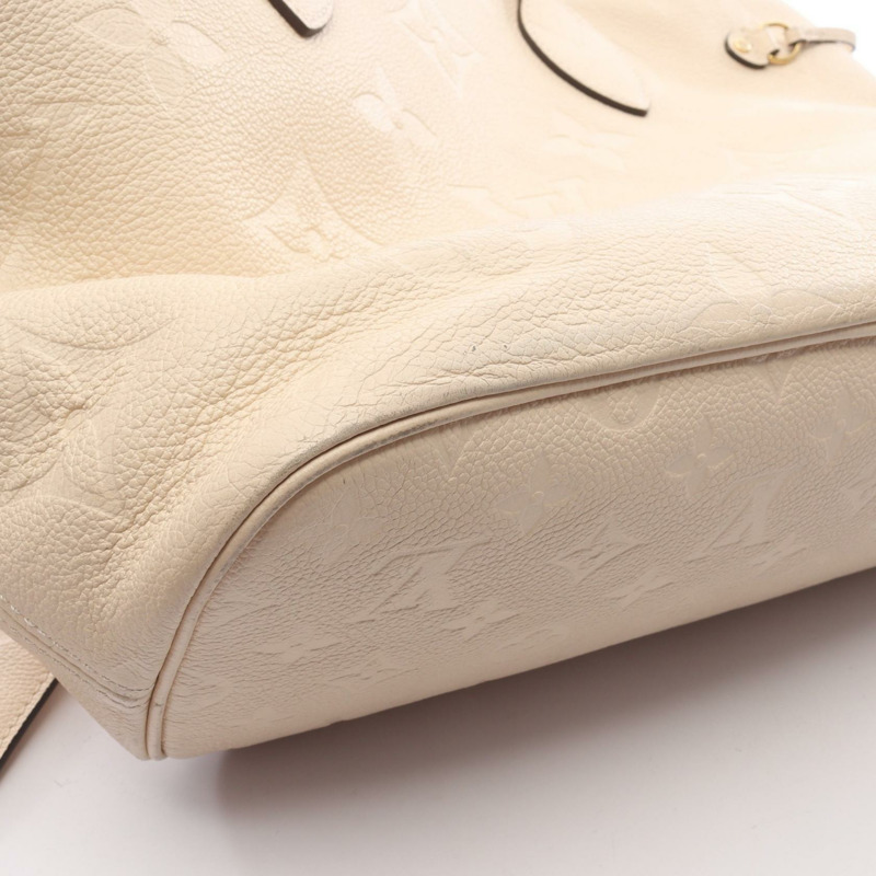 路易威登 Neverfull MM 手提包 M46676 Monogram 印花皮革 米色 二手-8