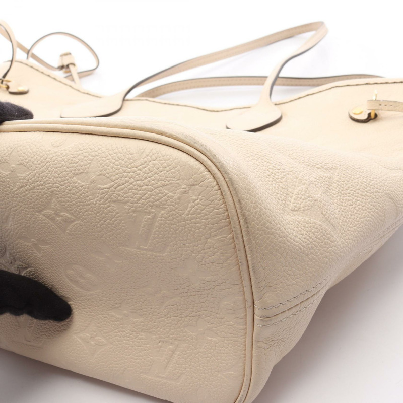 路易威登 Neverfull MM 手提包 M46676 Monogram 印花皮革 米色 二手-9