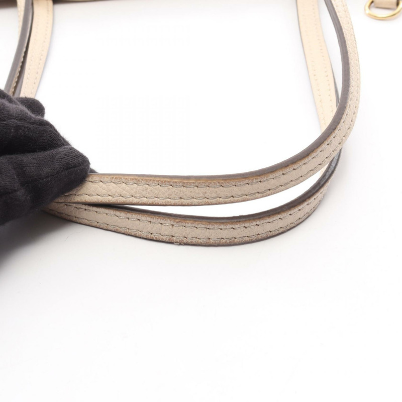 路易威登 Neverfull MM 手提包 M46676 Monogram 印花皮革 米色 二手-12