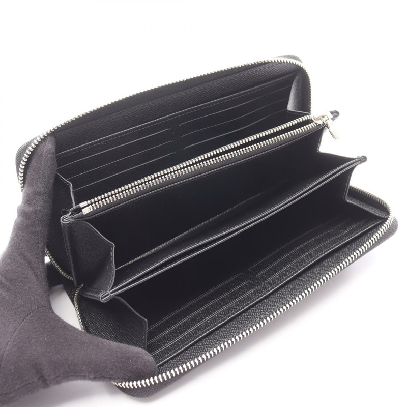 路易威登 Zippy around 長版皮夾 M61857 Epi 皮革黑二手男 LV-2