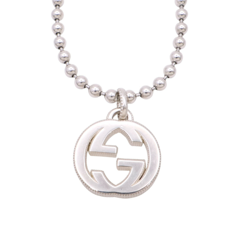 925純銀 Interlocking G 項鍊【GUCCI 古馳】 479217-0