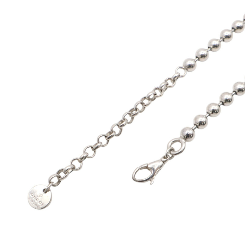 925純銀 Interlocking G 項鍊【GUCCI 古馳】 479217-5