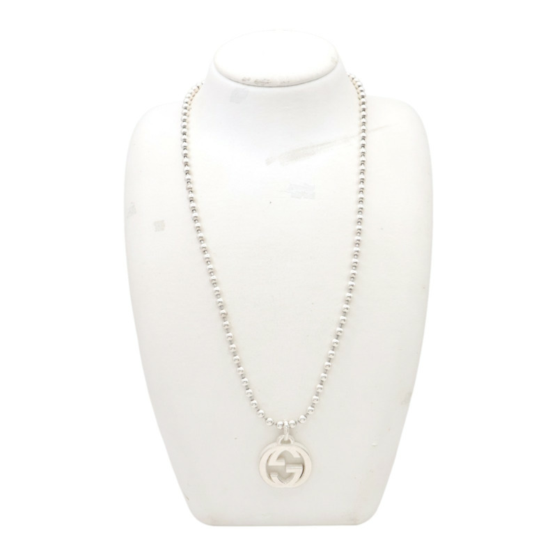 925純銀 Interlocking G 項鍊【GUCCI 古馳】 479217-11