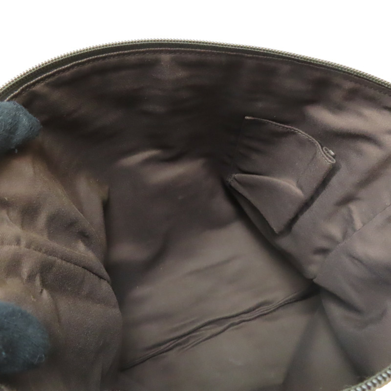 棕色 緹花帆布 牛皮 肩背包【GUCCI 古馳】 145856-4