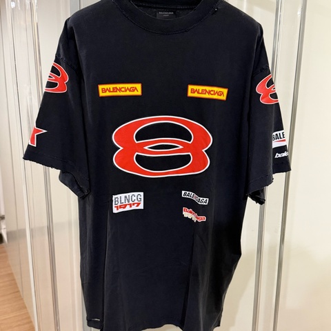 Balenciaga✨Sponsor Logos 印花棉質短袖 T恤 尺寸2號