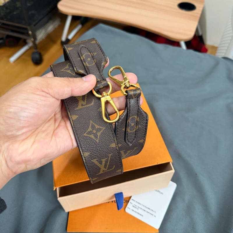 Lv老花黑色肩帶 (J02288)-0