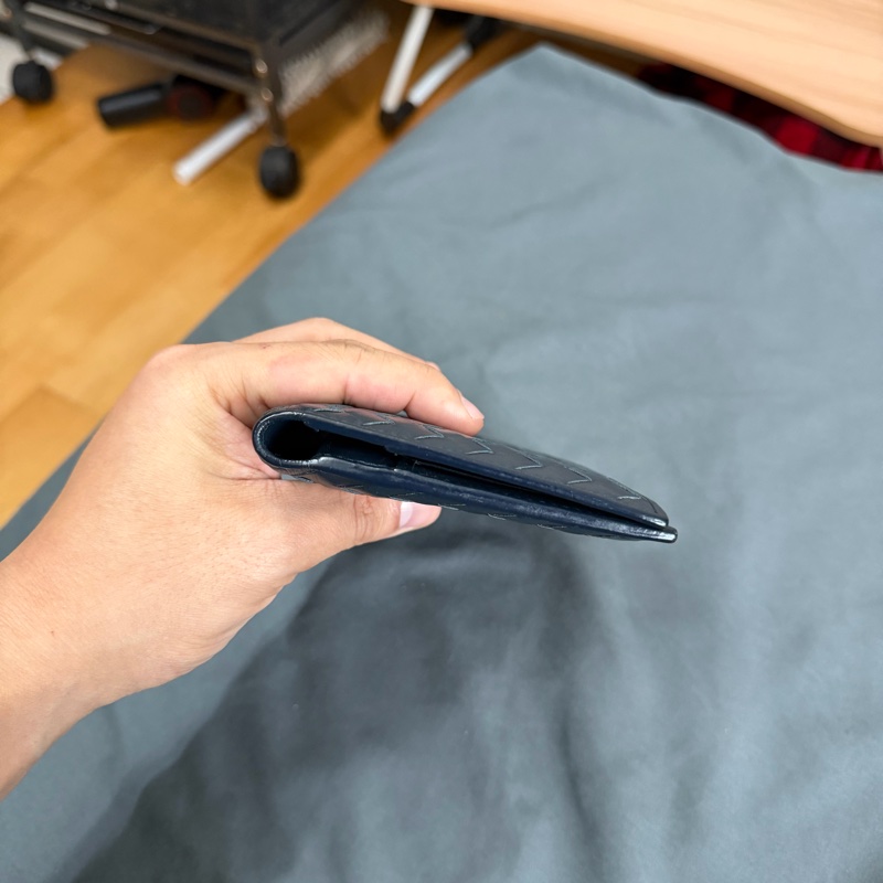 Bv編織對開長夾-2