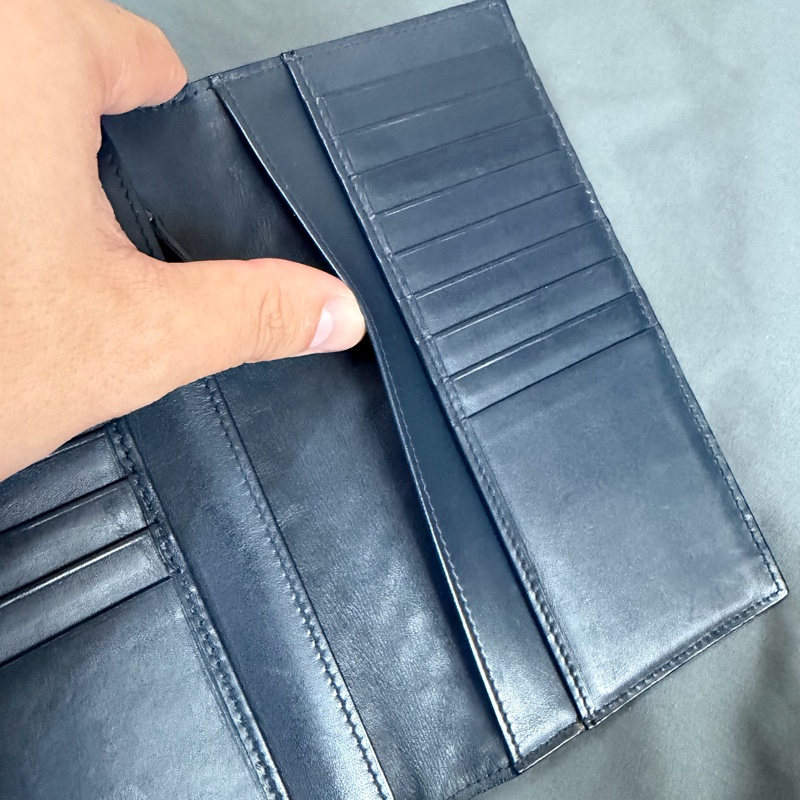 Bv編織對開長夾-7