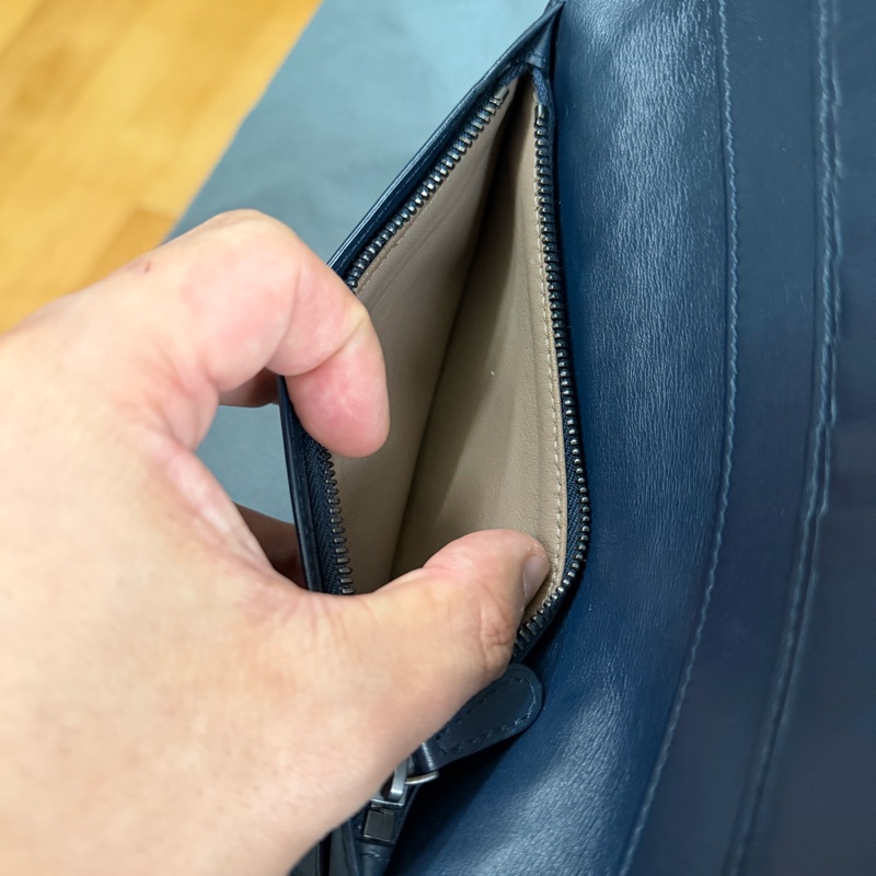 Bv編織對開長夾-8