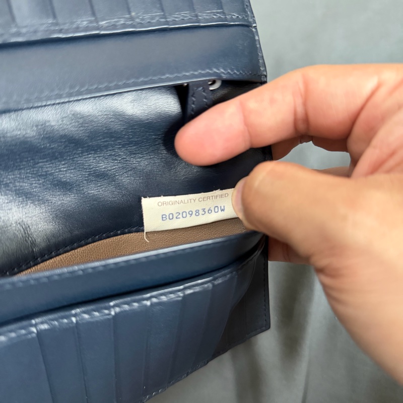 Bv編織對開長夾-9