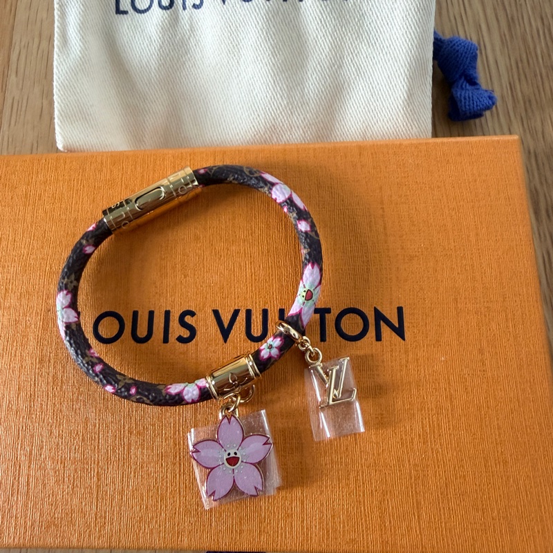 LV x TM Cherry Blossom 手環 村上隆 櫻花 M8978F-1