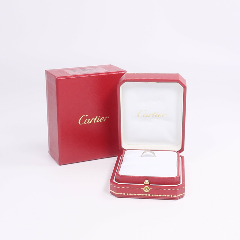 CARTIER 18K白金Mini Love Ring戒指Cartier#49/US#4.75-9